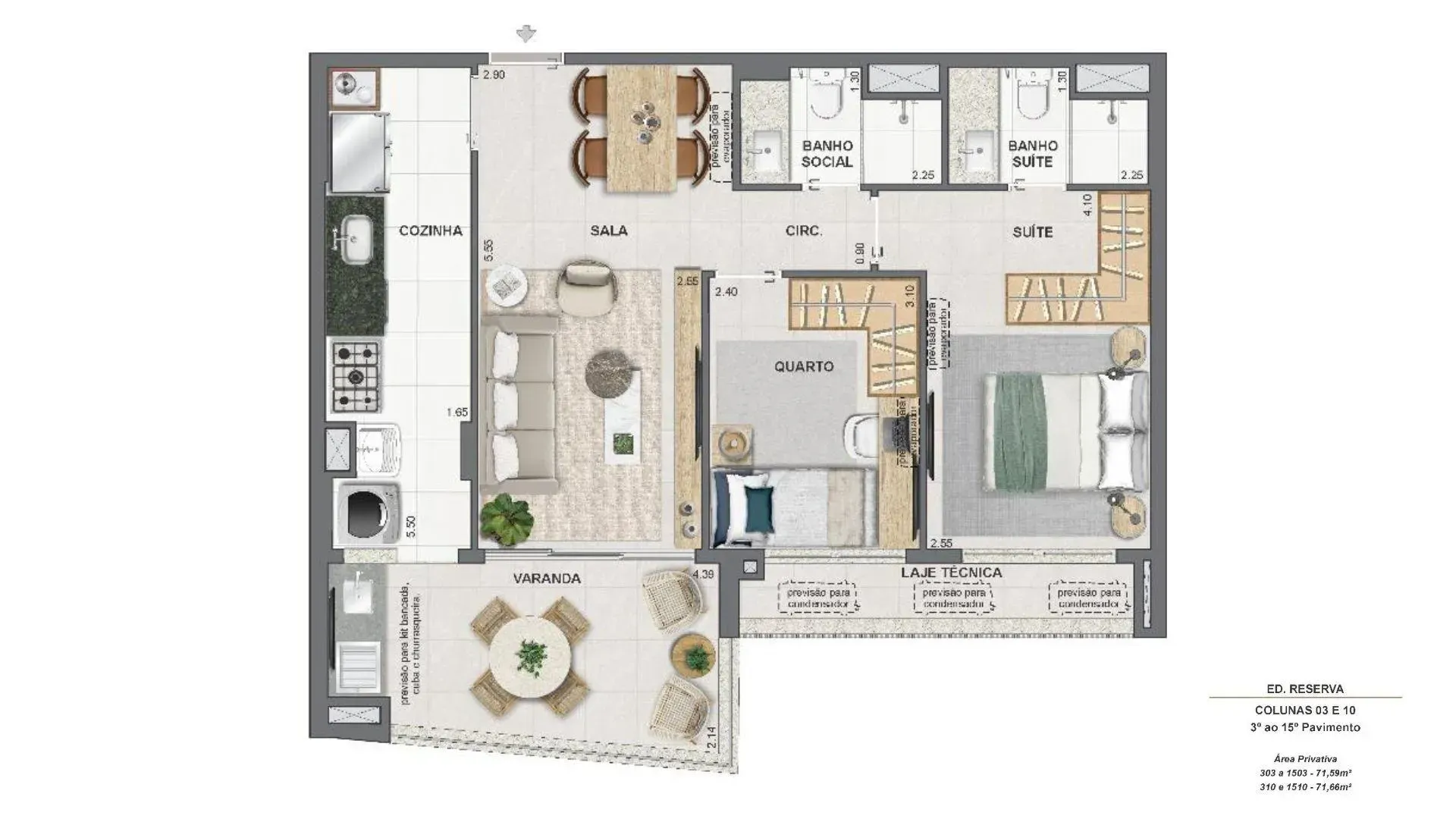 Planta Apartamentos 2 quartos - Endless-Peninsula-Planta-2-quartos-1.webp