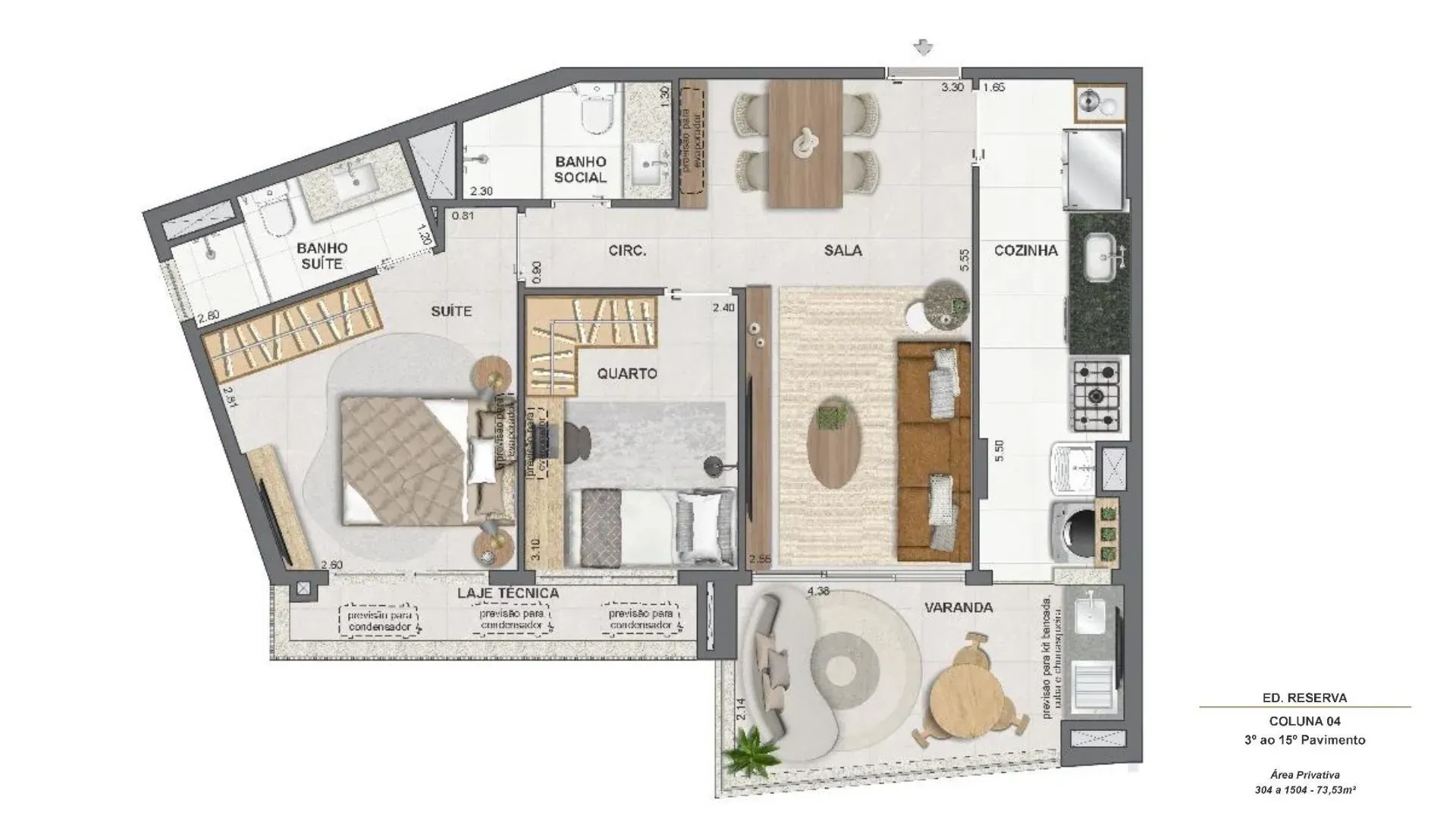 Planta Apartamentos 2 quartos - Endless-Peninsula-Planta-2-quartos-2.webp