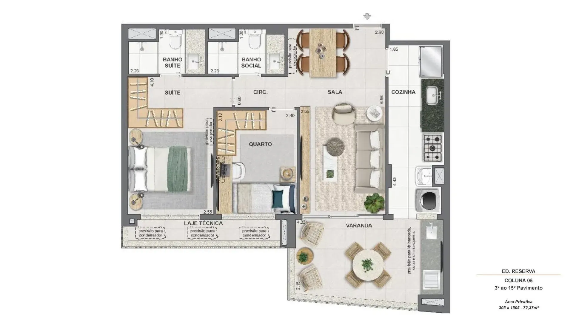 Planta Apartamentos 2 quartos - Endless-Peninsula-Planta-2-quartos-3.webp