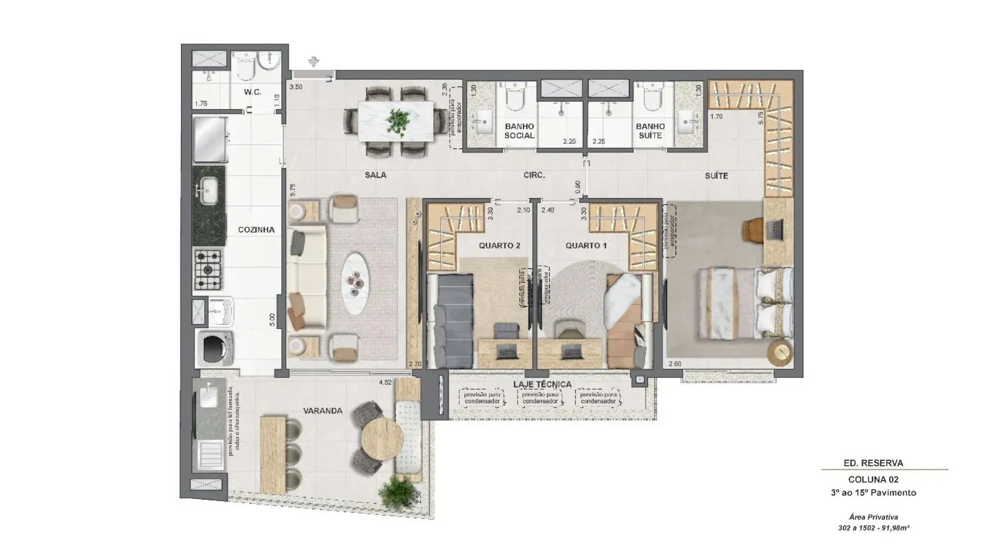 Planta Apartamentos 3 quartos - Endless-Peninsula-Planta-3-quartos-2.webp