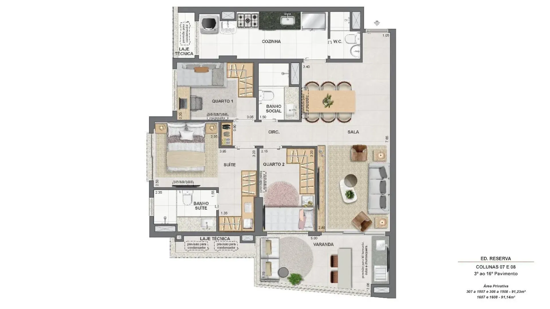 Planta Apartamentos 3 quartos - Endless-Peninsula-Planta-3-quartos-4.webp