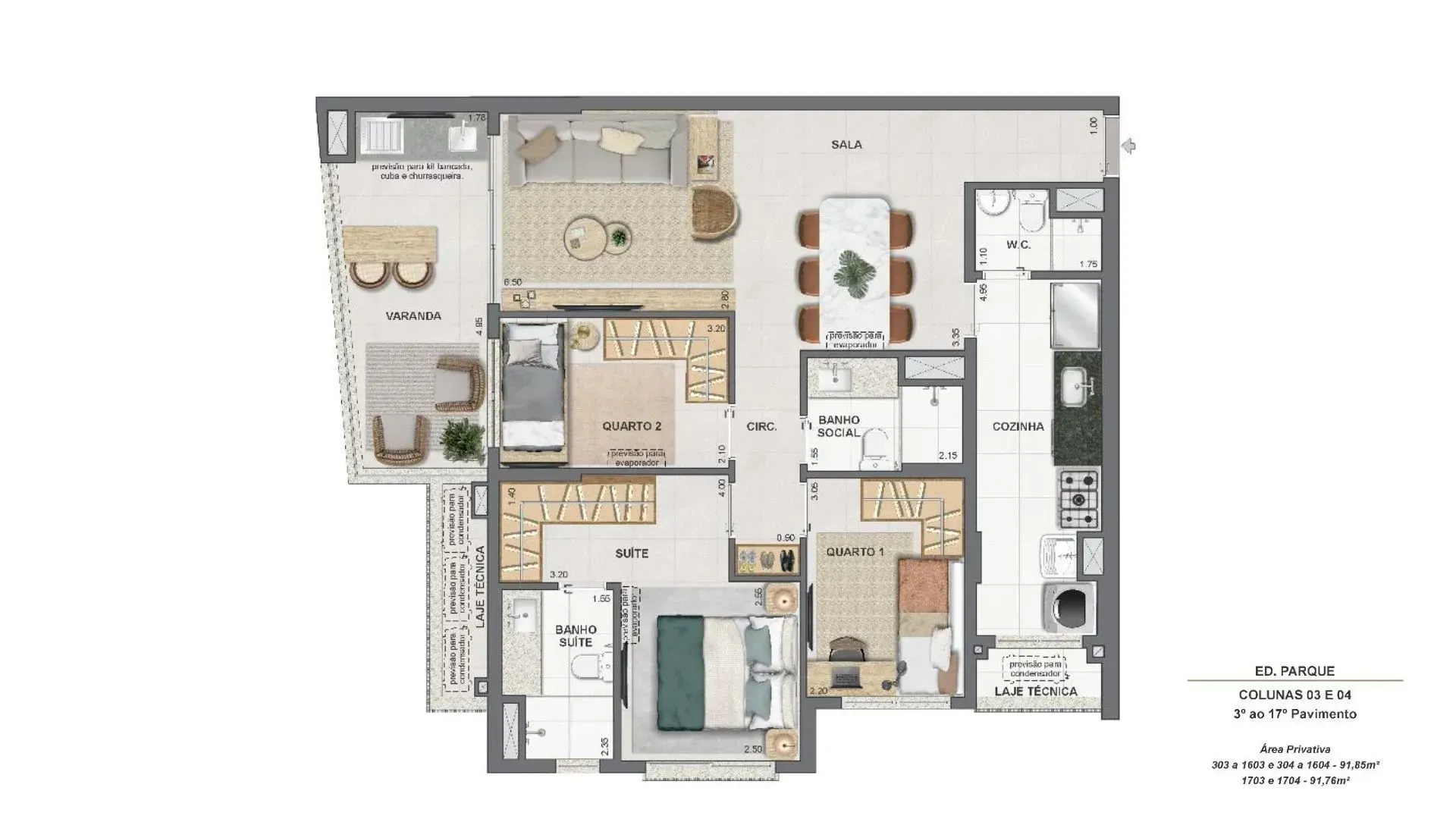 Planta Apartamentos 3 quartos - Endless-Peninsula-Planta-3-quartos-6.webp